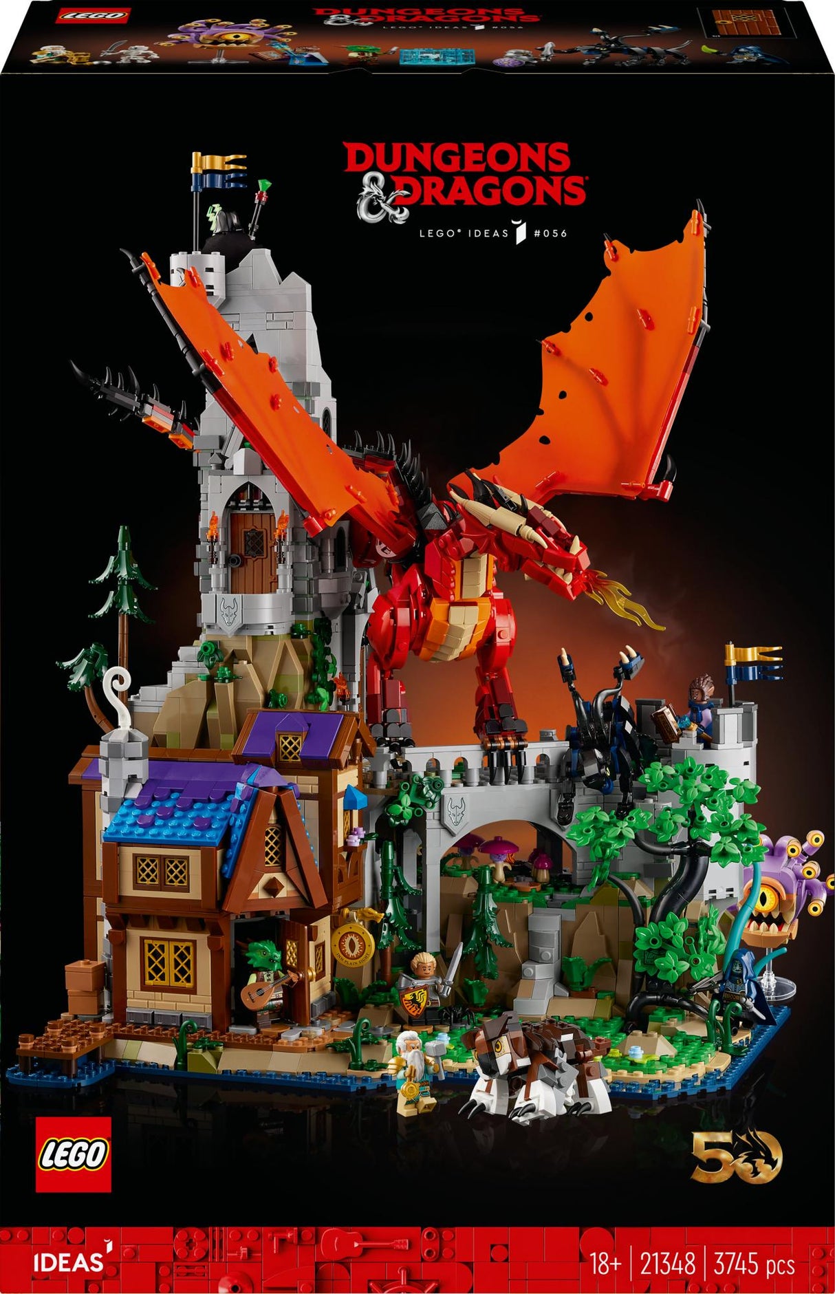 LEGO Idéer - Dungeons & Dragons: Red Dragon's Tale (21348.)