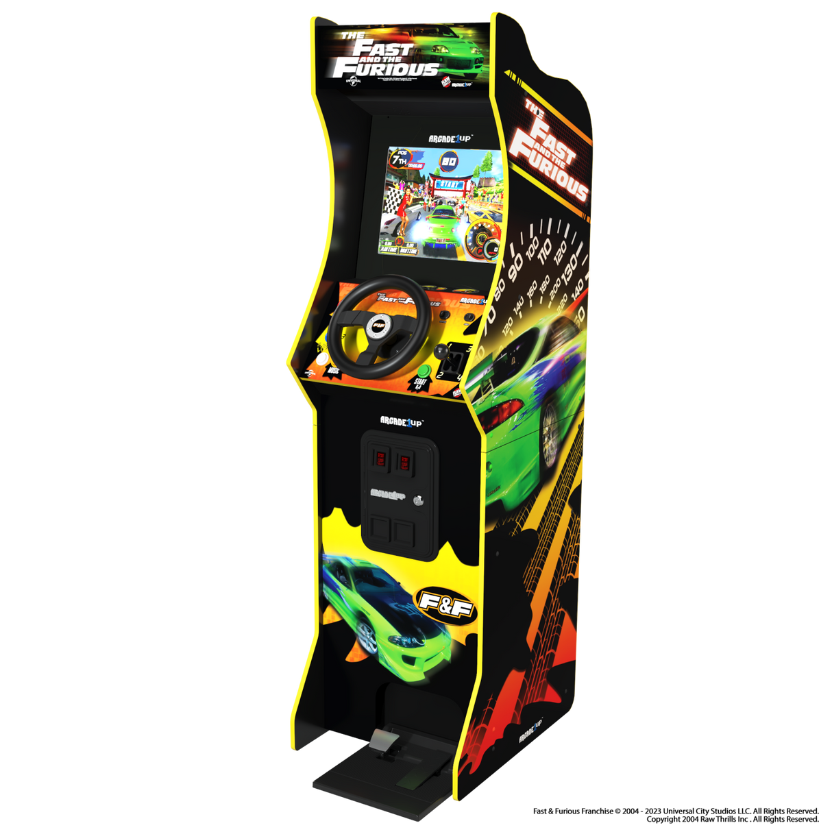 ARCADE 1 UP SNABB OCH RASSIG RACING-ARKADMASKIN