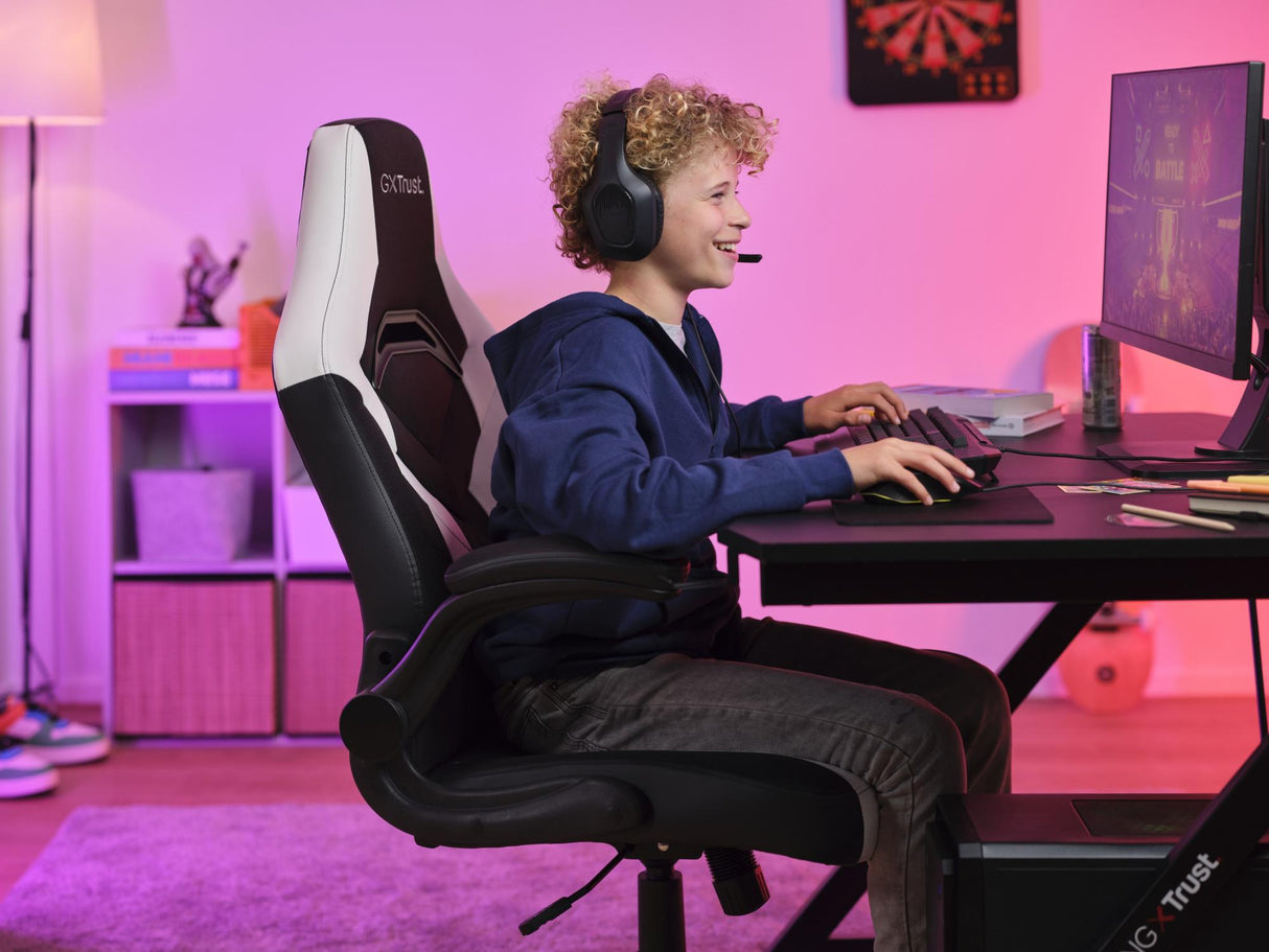 TRUST GXT703W RIYE SPELSTOL - VIT