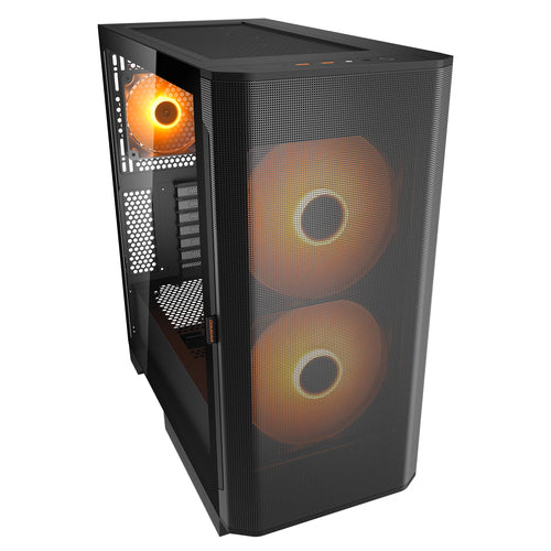 COUGAR Airface FLO, ARGB, sort kabinet – produktdetalje