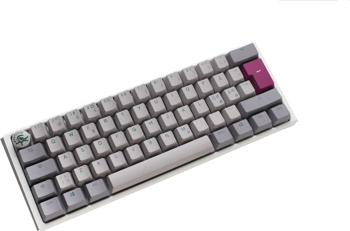 Ducky One 3 - Mist Nordic - Mini 60% - Cherry Silent Red - RGB