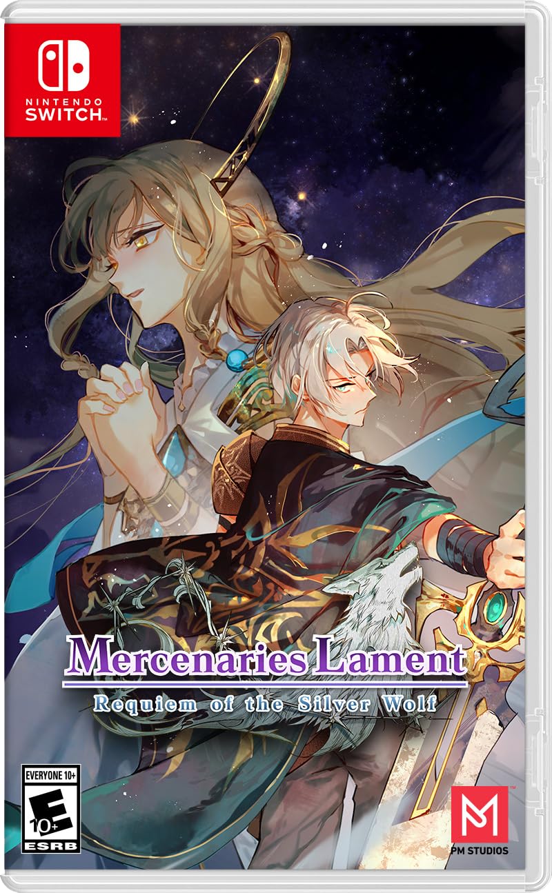 Mercenaries Lament: Requiem of the Silver Wolf (Import) – omslag til Nintendo Switch