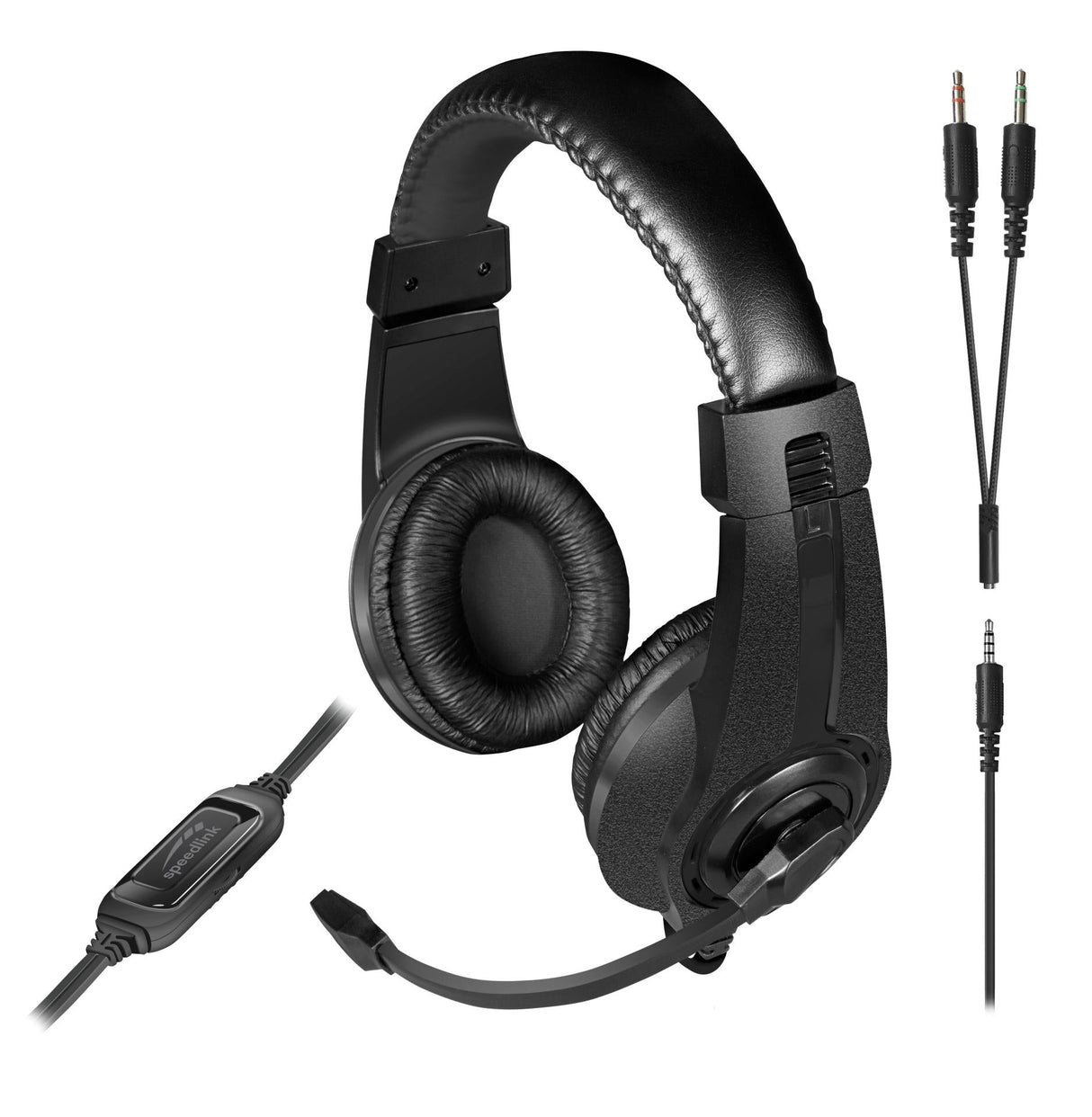 Speedlink - LEGATOS Stereo Gaming Headset - För PC/PS5/PS4/Xbox Series X/S/Switch/OLED/Lite, Svart