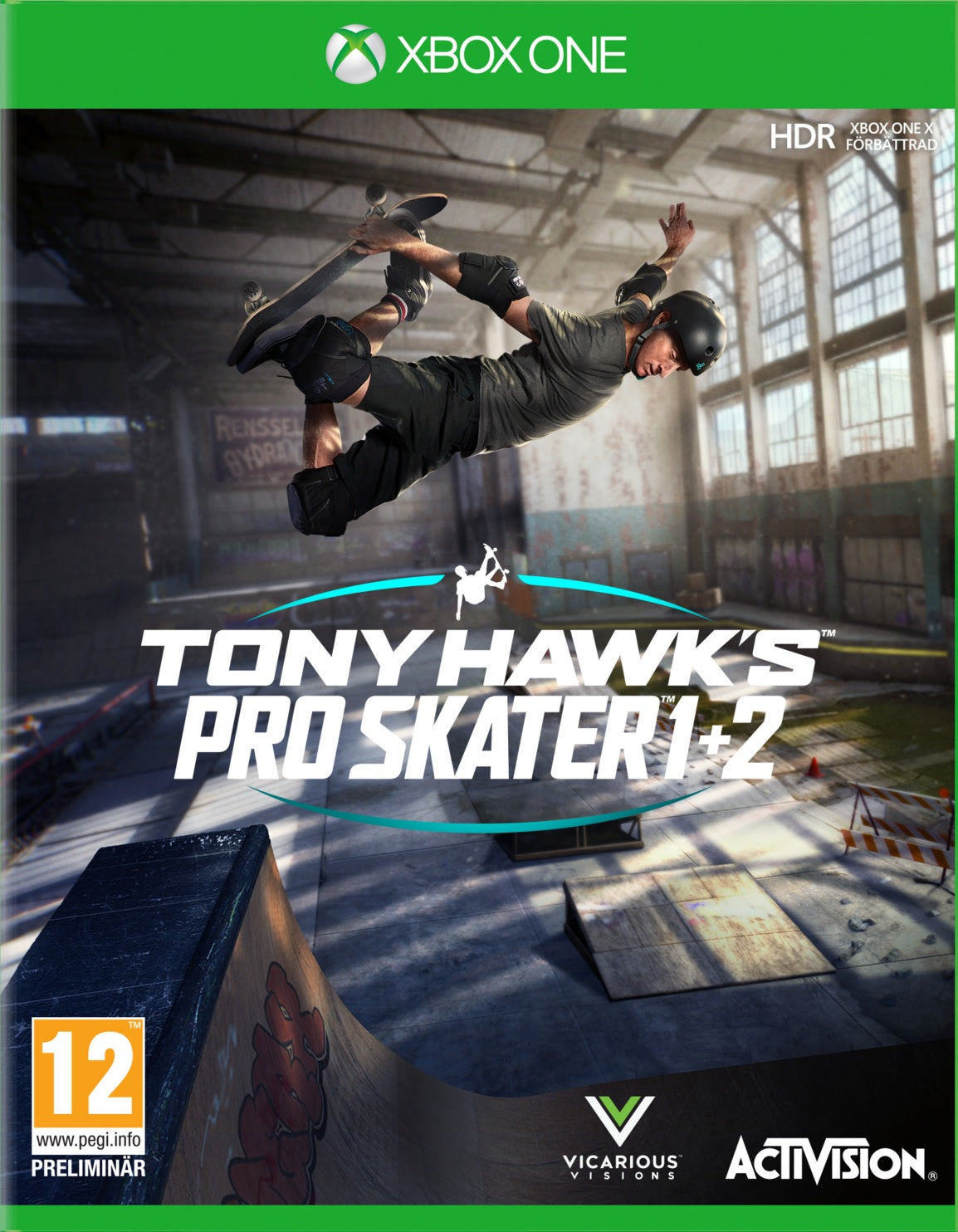 Tony Hawk's Pro Skater 1+2 – Xbox One – spilomslag
