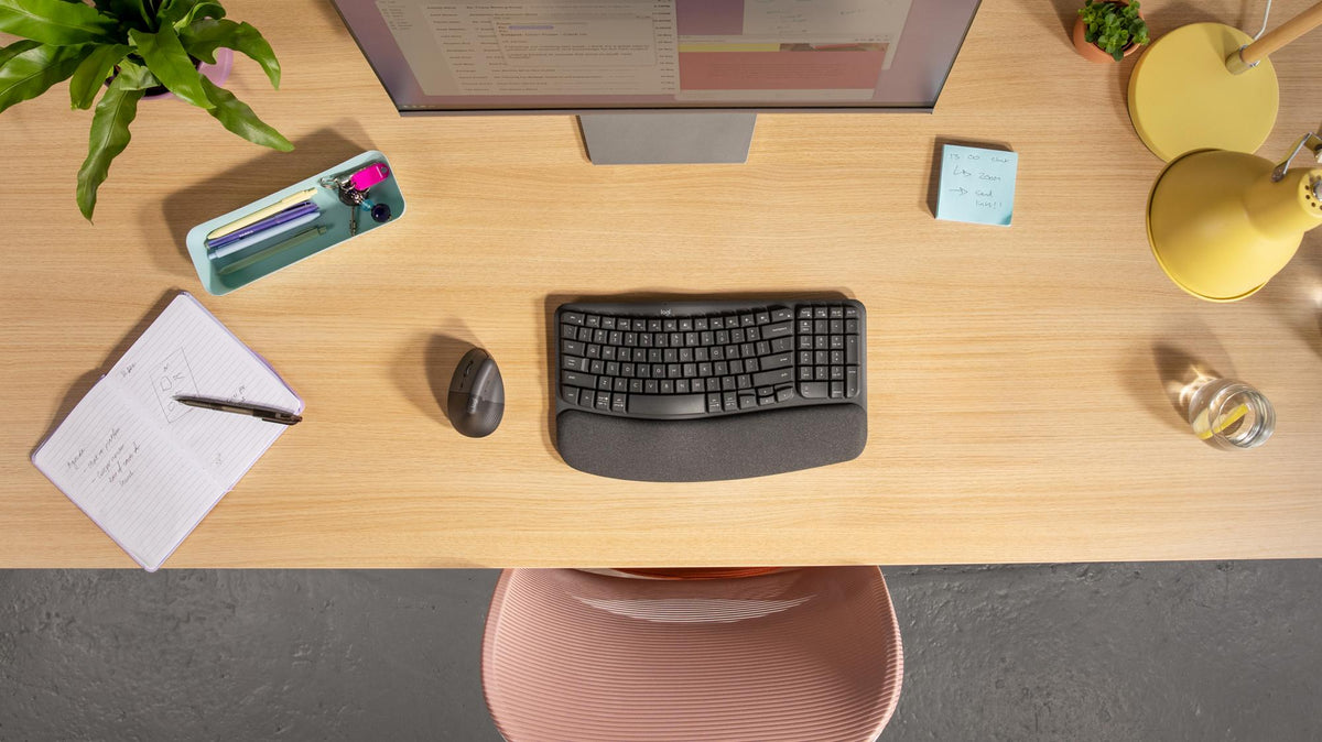 Logitech - Lift Left Vertical Ergonomic Mouse, Graphite Black Logitech