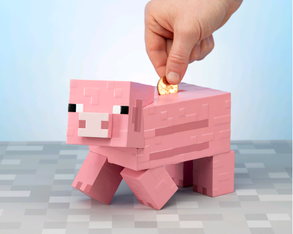 Minecraft Pig - Spargris