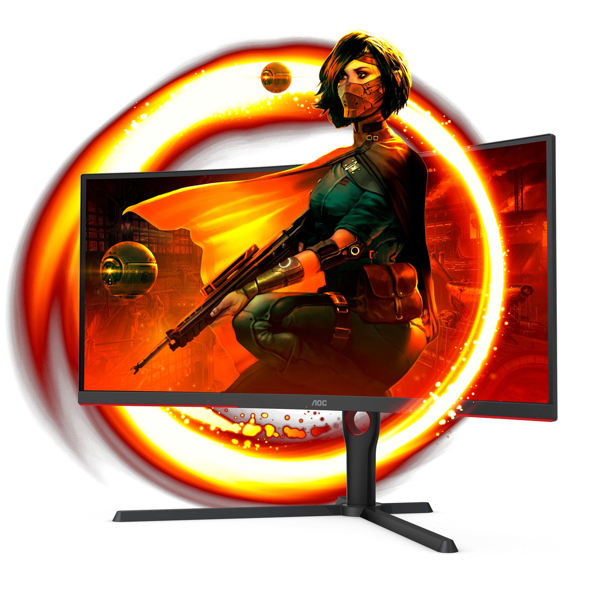 AOC Gaming CU34G3S/BK 34 3440 X 1440 HDMI DisplayPort 165Hz