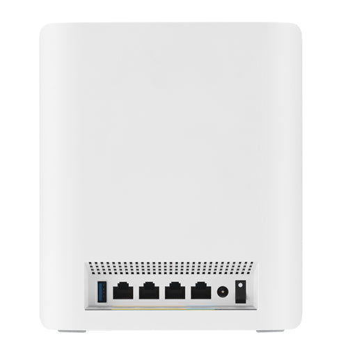 ASUS ZenWiFi BT8 – bagside med netværksporte og USB
