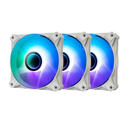 Datorfläktset ARGB Darkflash INF8 3in1 120x120 (vit)