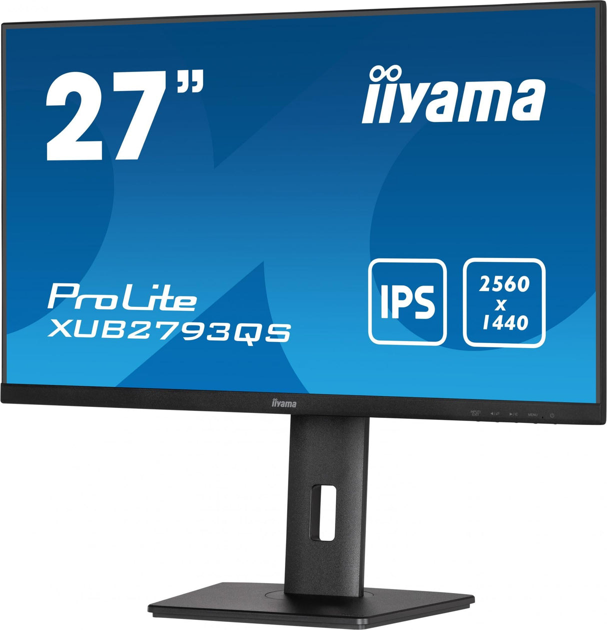 Iiyama ProLite XUB2793QS-B1 27 2560 X 1440 (2K) HDMI DisplayPort 75Hz Pivot Monitor