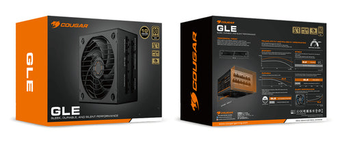 COUGAR GLE 1000W ATX3.1 / 80 Plus Gold strømforsyning – produktdetalje