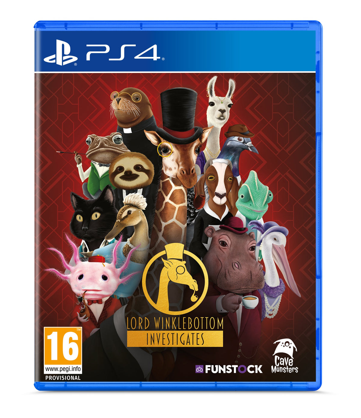Lord Winklebottom Investigates – PlayStation 4 – spilomslag