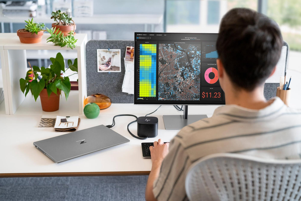 HP Z24u G3 24 1920 X 1200 HDMI DisplayPort USB-C 60Hz Dockningsskärm