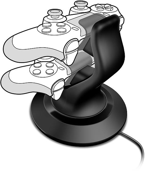 Speedlink - TwinDock Laddningssystem För PS4, Svart