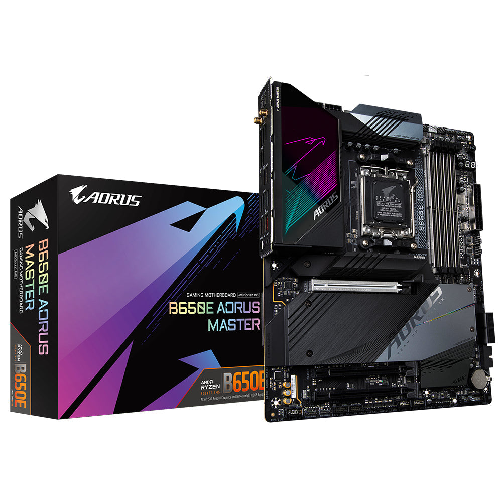 GIGABYTE B650E AORUS MASTER, Moderkort (svart)