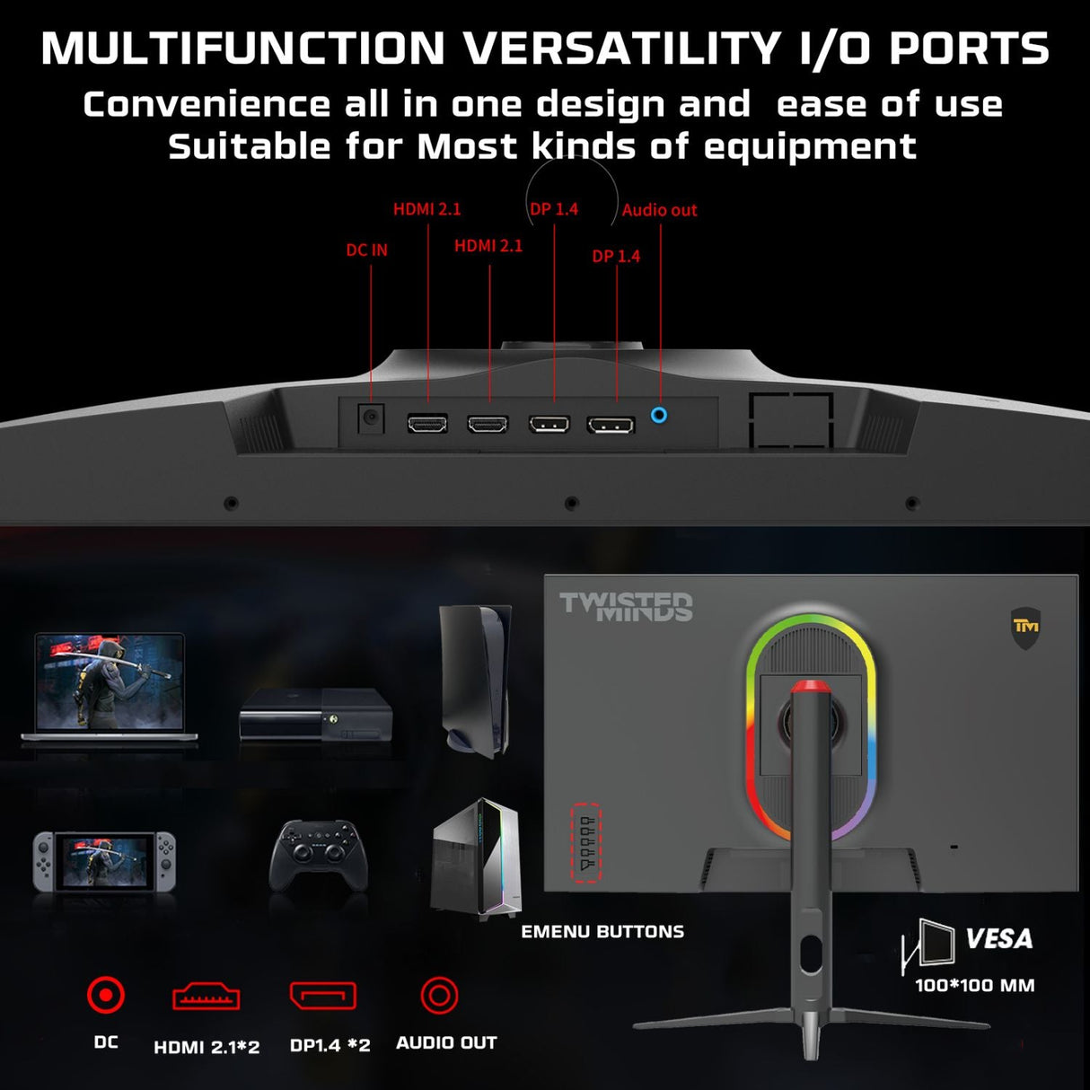 TWISTED MINDS SUPREME SERIES FLAT 27" FHD - 280HZ
