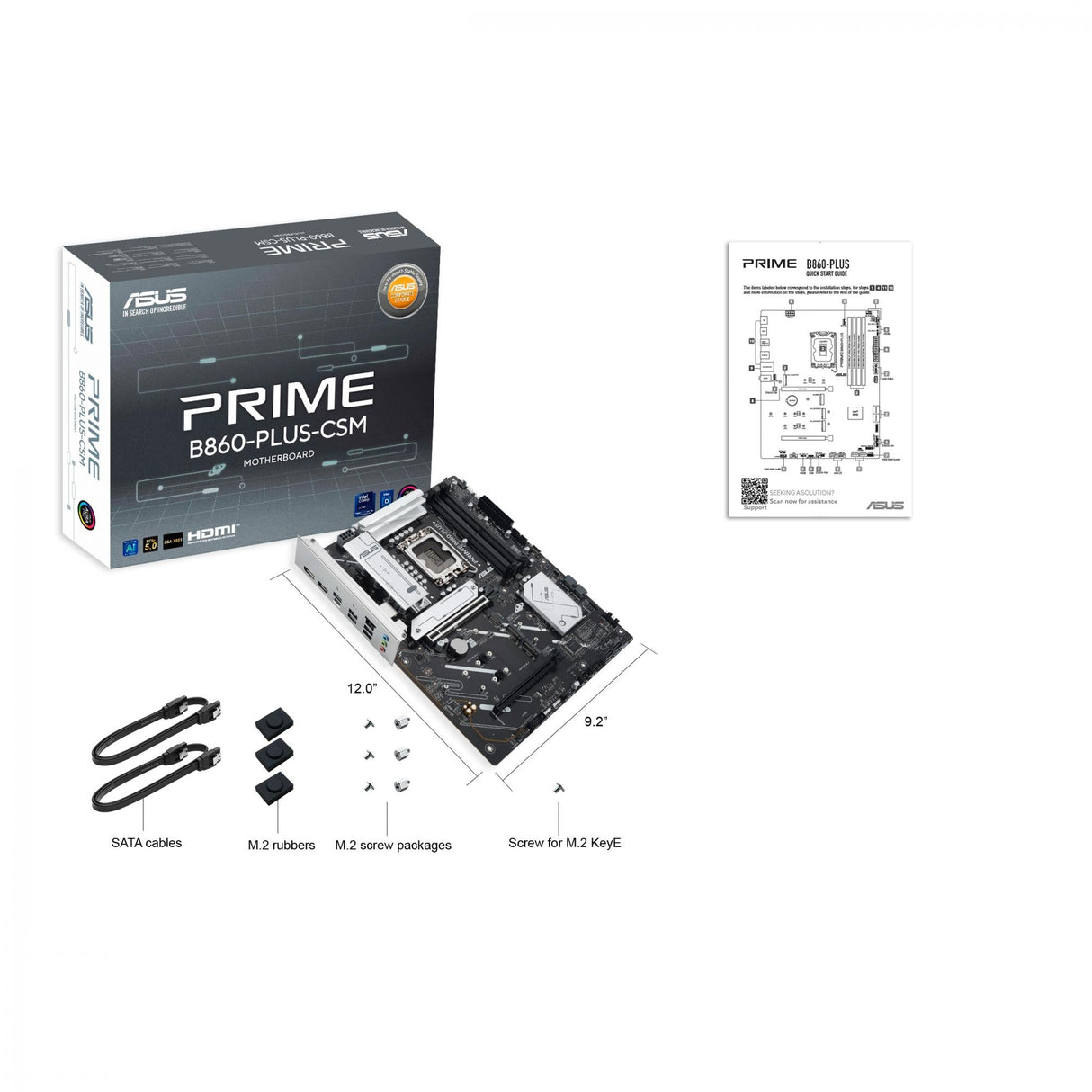 ASUS PRIME B860-PLUS-CSM (ATX, B860, LGA 1851, DDR5)