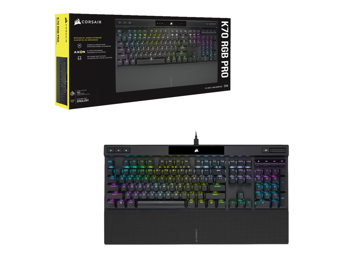 CORSAIR Gaming K70 RGB PRO Tangentbord Mekaniskt RGB/16,8 Miljoner Färger Kabel Nordic