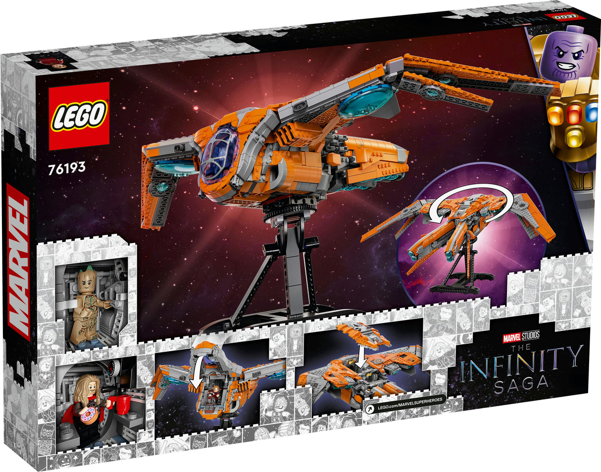 LEGO 76193 Marvel Super Heroes The Guardian Ship, construction toy - 76193 LEGO