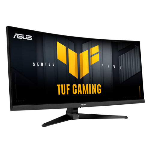 ASUS TUF Gaming VG34WQ5A – 34" ultrawide – 3440 × 1440 – 200 Hz – skærm fra modsatte vinkel