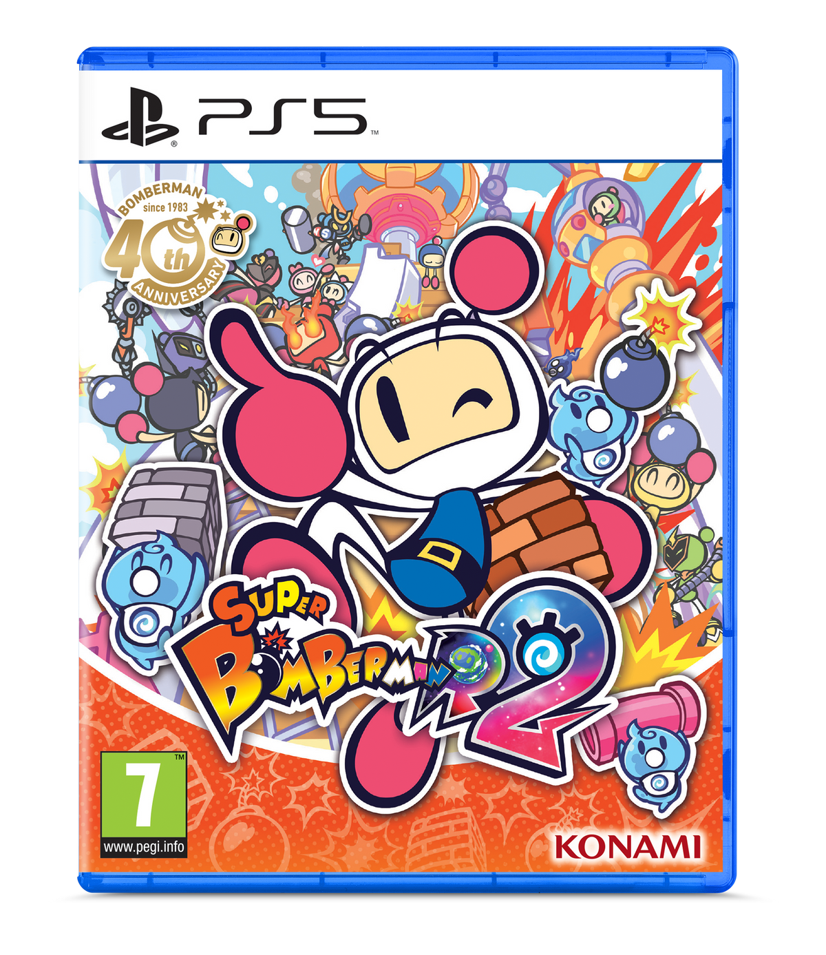 Super Bomberman R 2 – PlayStation 5 – spilomslag