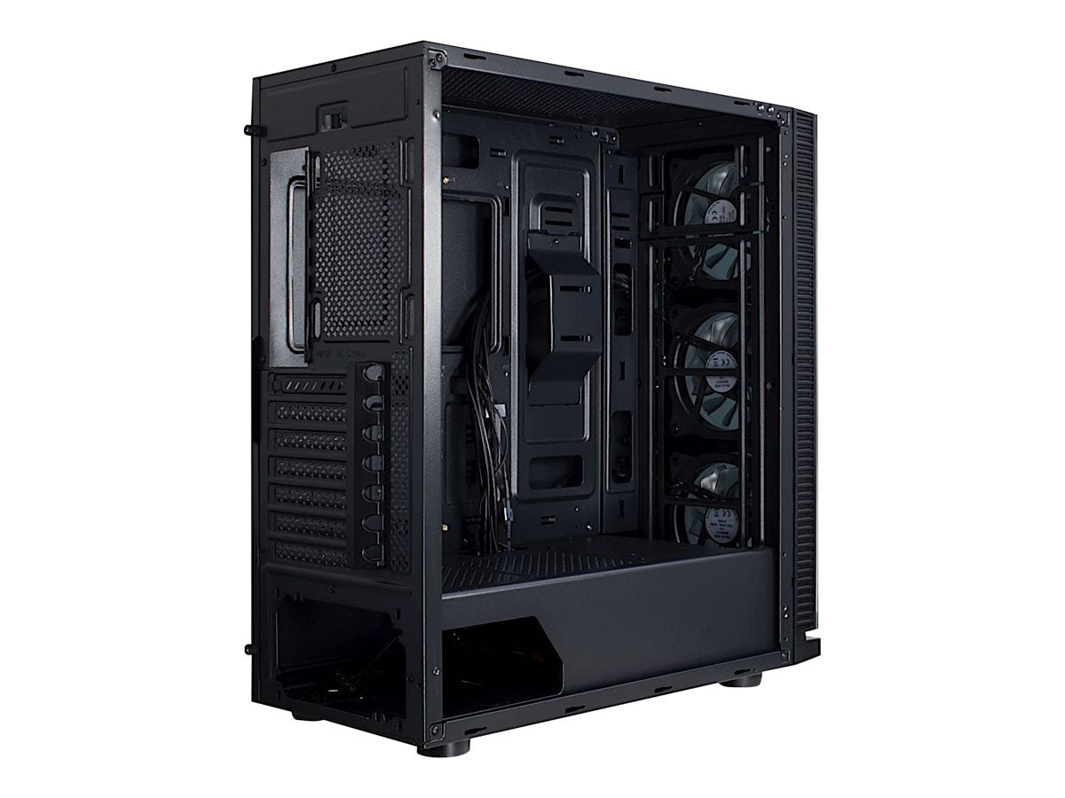 Inter-Tech W-III RGB Tower ATX Ingen strömförsörjning Svart