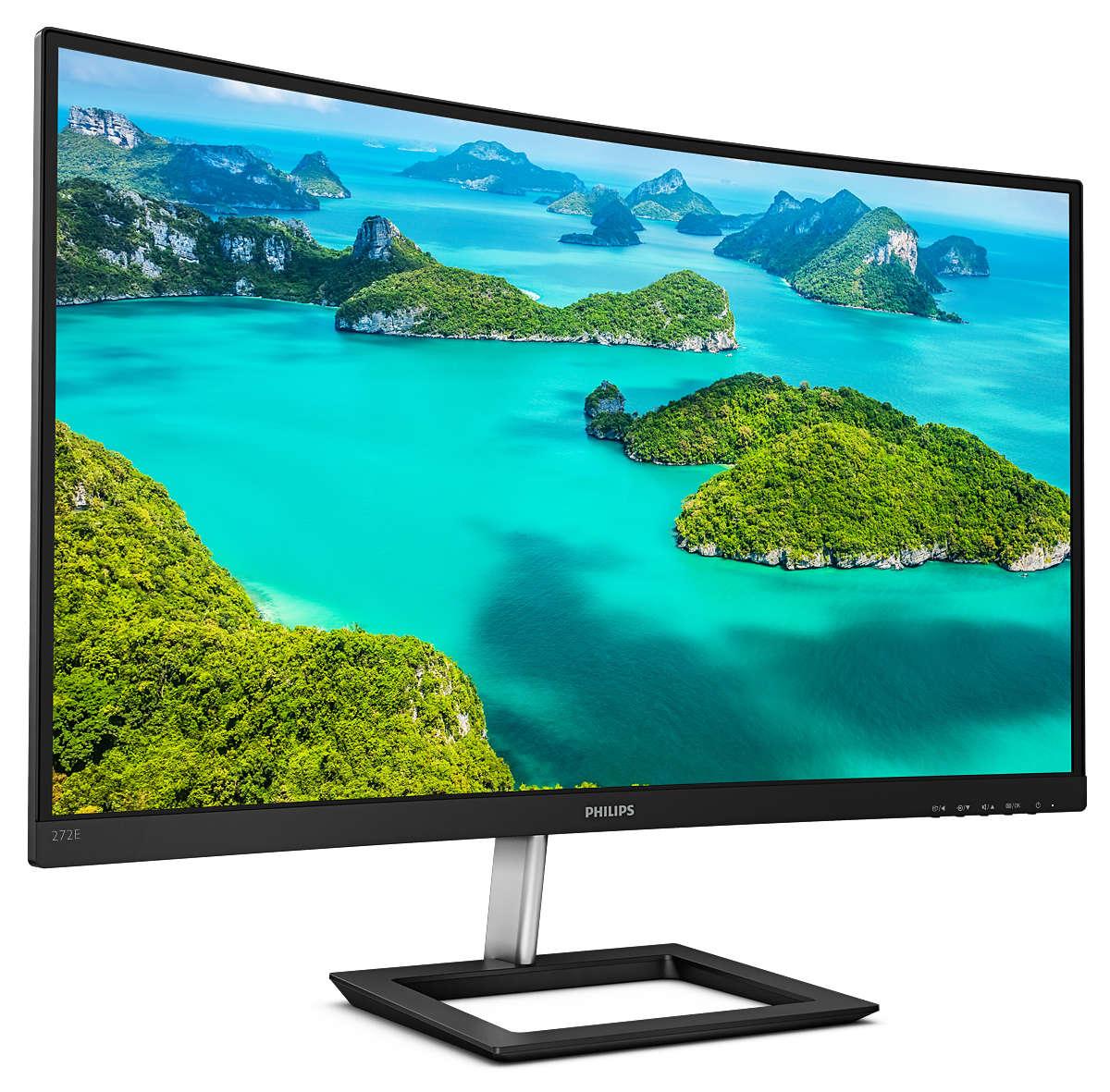 Philips E-line 272E1CA 27 1920 X 1080 (Full HD) VGA (HD-15) HDMI DisplayPort 75Hz
