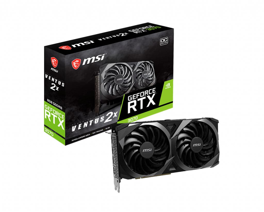 MSI GeForce RTX 3070 VENTUS 2X 8G OC LHR 8GB