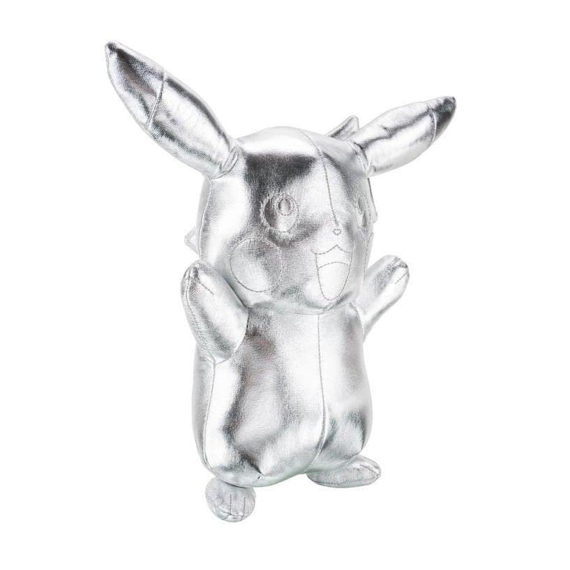Pokemon - 30 Cm Nallebjörn 25 års Jubileum - Silver Pikachu