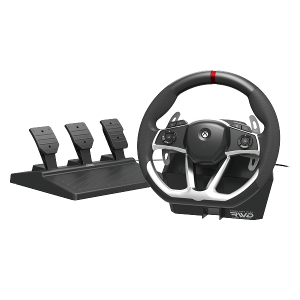 HORI - Force Feedback Racing Wheel DLX + 7-Speed Racing Shifter Bundle För Xbox Series X - S, Xbox One Och PC (Windows 11/10)