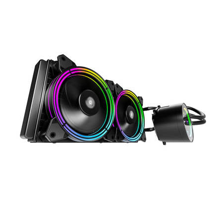 PC Vattenkylning AiO Darkflash TR240 RGB 2x 120x120 (svart)