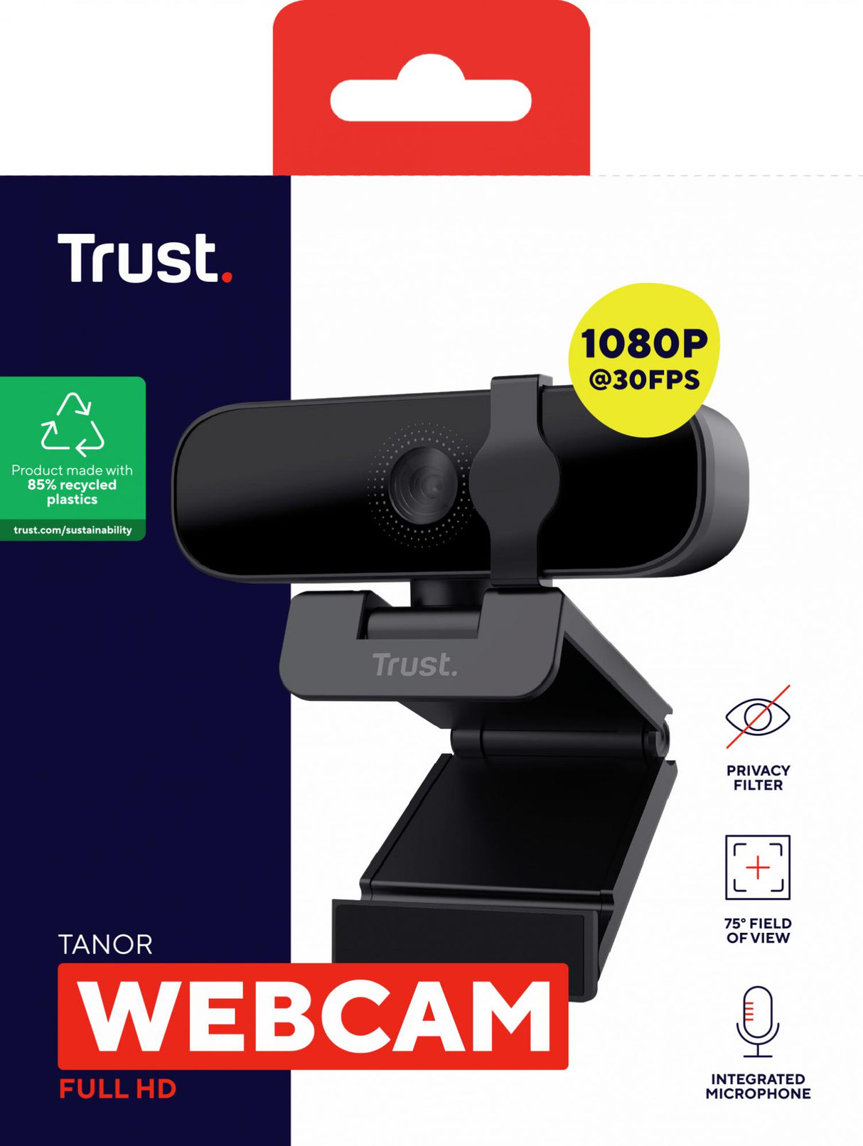 TRUST TANOR FULL HD-WEBBKAMERA