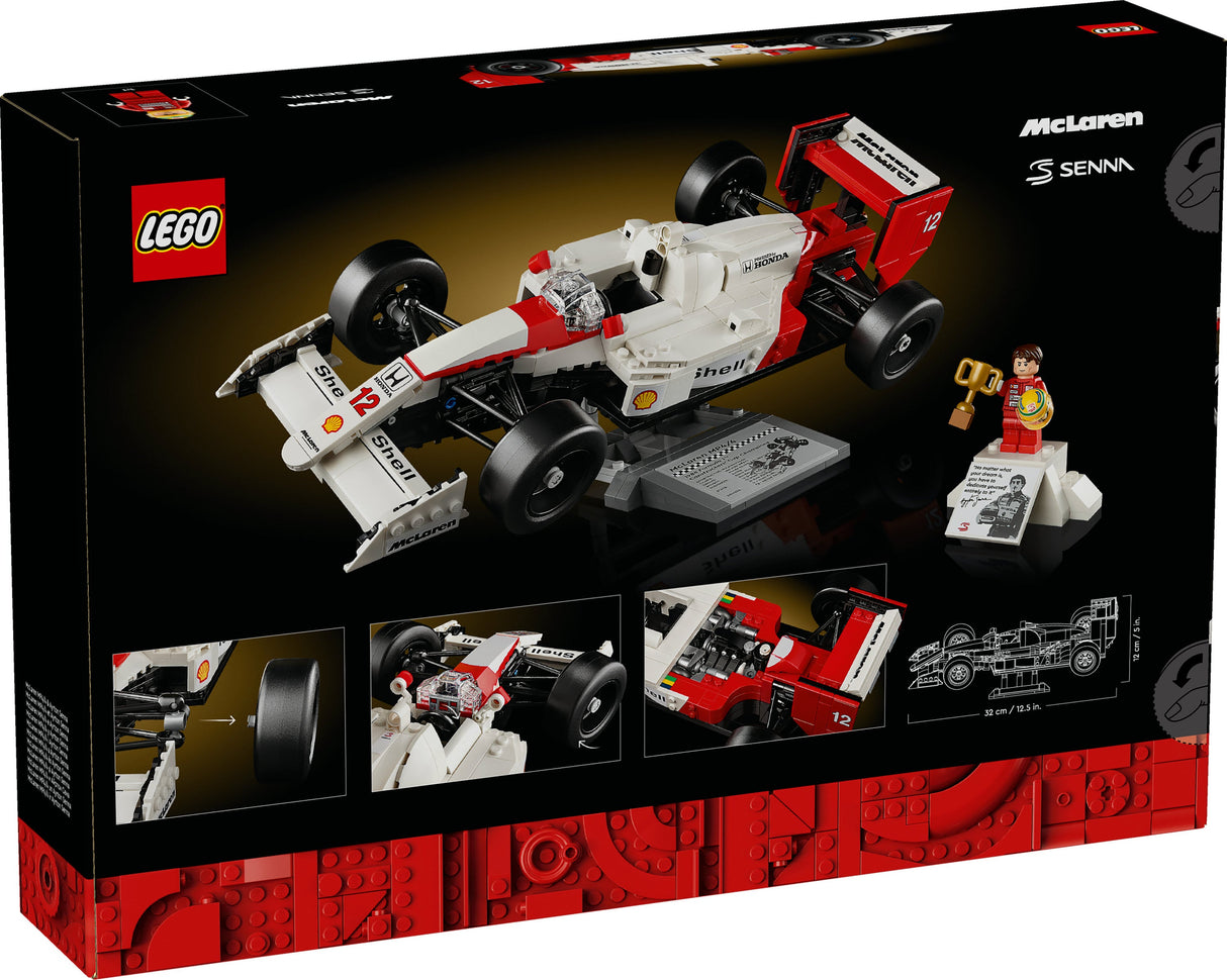 LEGO 10330 Ikoner McLaren MP4/4 & Ayrton Senna, Byggleksak