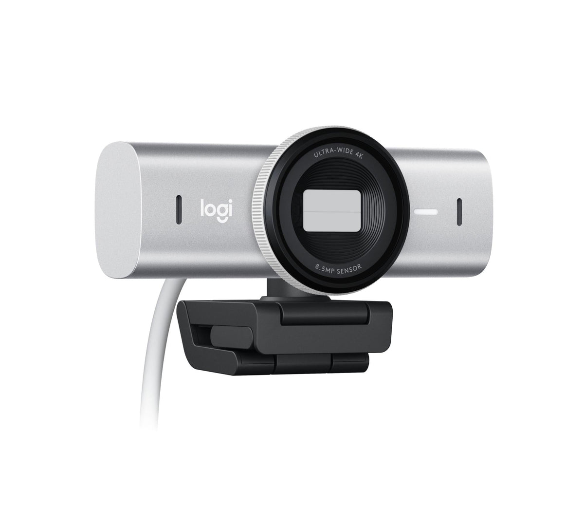 Logitech - MX Brio Ultra HD 4K Collaboration and Streaming Webcam - Pale Grey Logitech