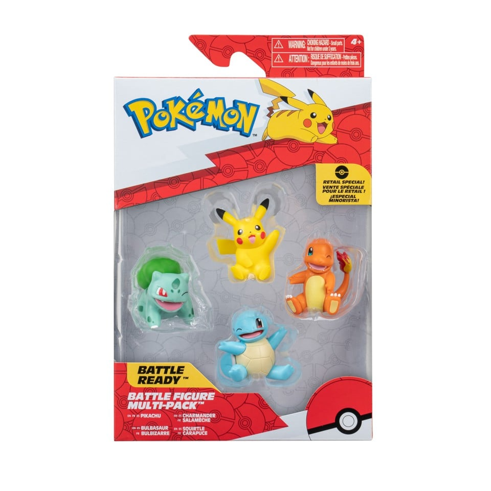Pokémon - Battle Figure - 4 Pk (PKW2977)