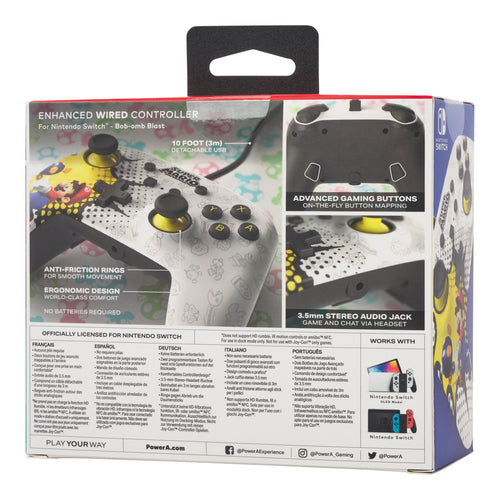 PowerA Enhanced Wired Controller – Bob-omb Blast – Switch – produktbillede 13
