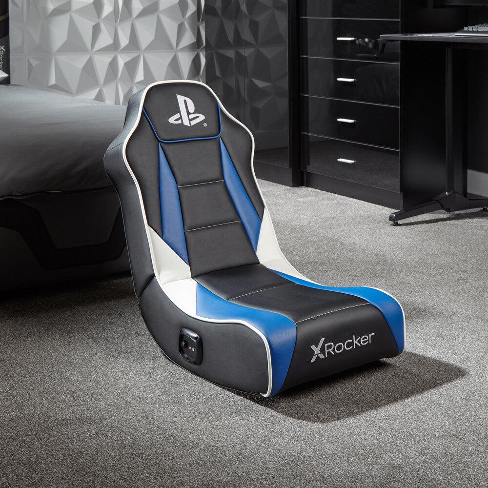 XROCKER PLAYSTATION GEIST 2.0 FLOOR ROCKER - SVART OCH BLÅ