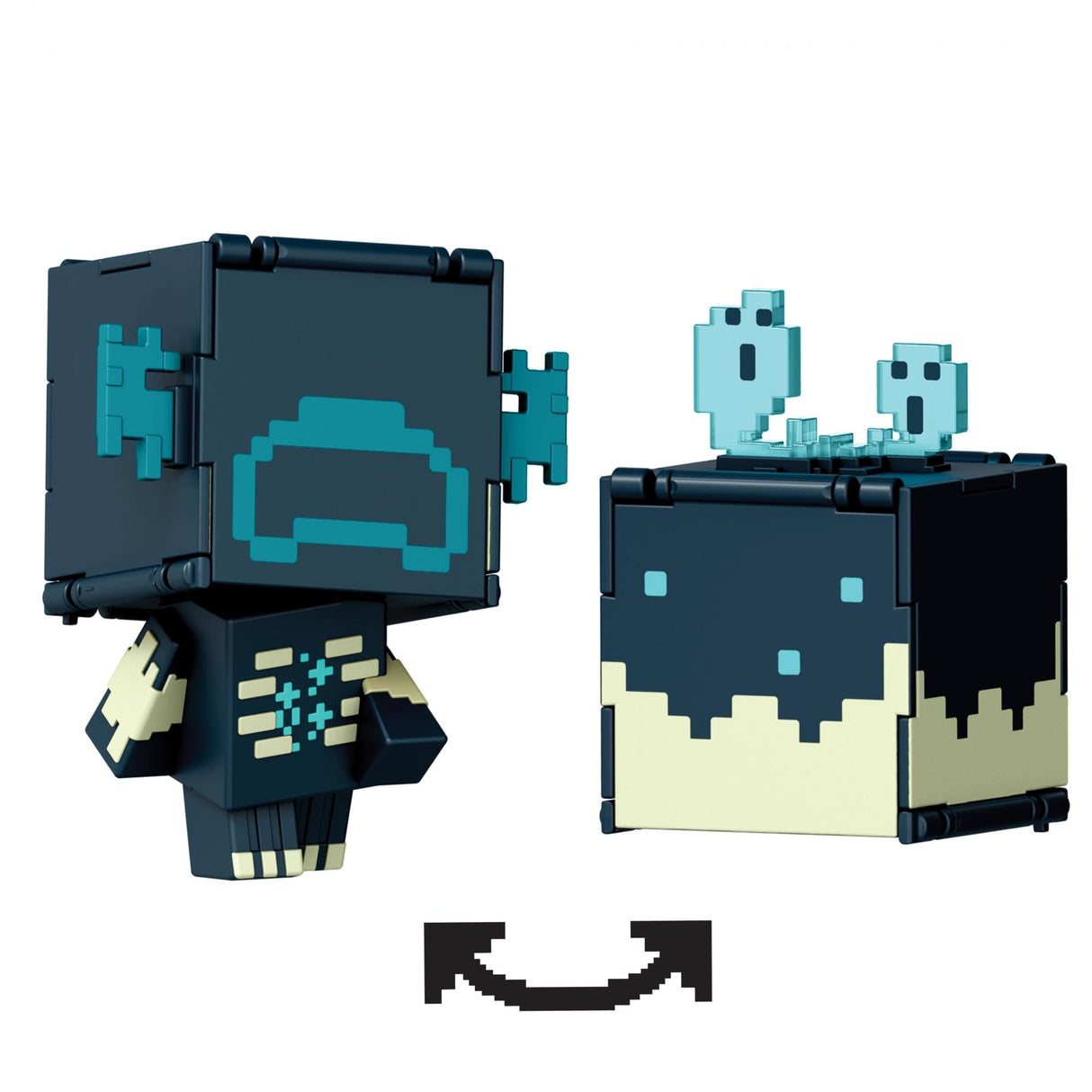 Minecraft - Mob Head Minis Flipping Figs - Warden & Sculk Catalyst