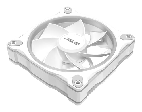 ASUS Prime MR120 ARGB Reverse Fan – kabinetblæser – Hvid – Reverse