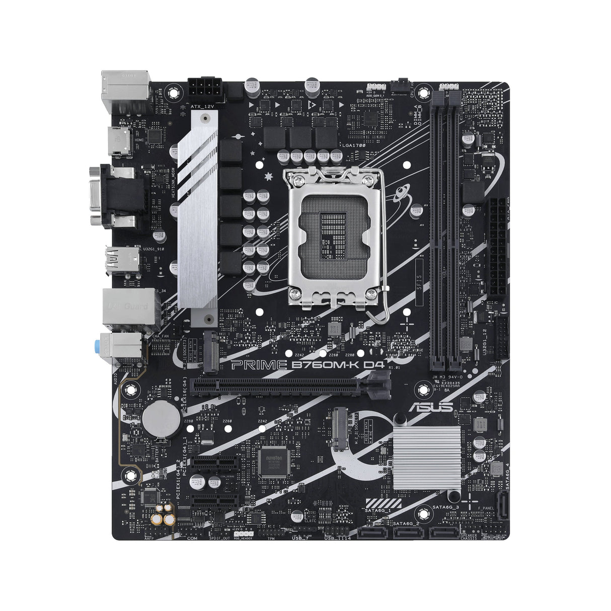 ASUS PRIME B760M-K D4 (mATX, B760, LGA 1700, DDR4)