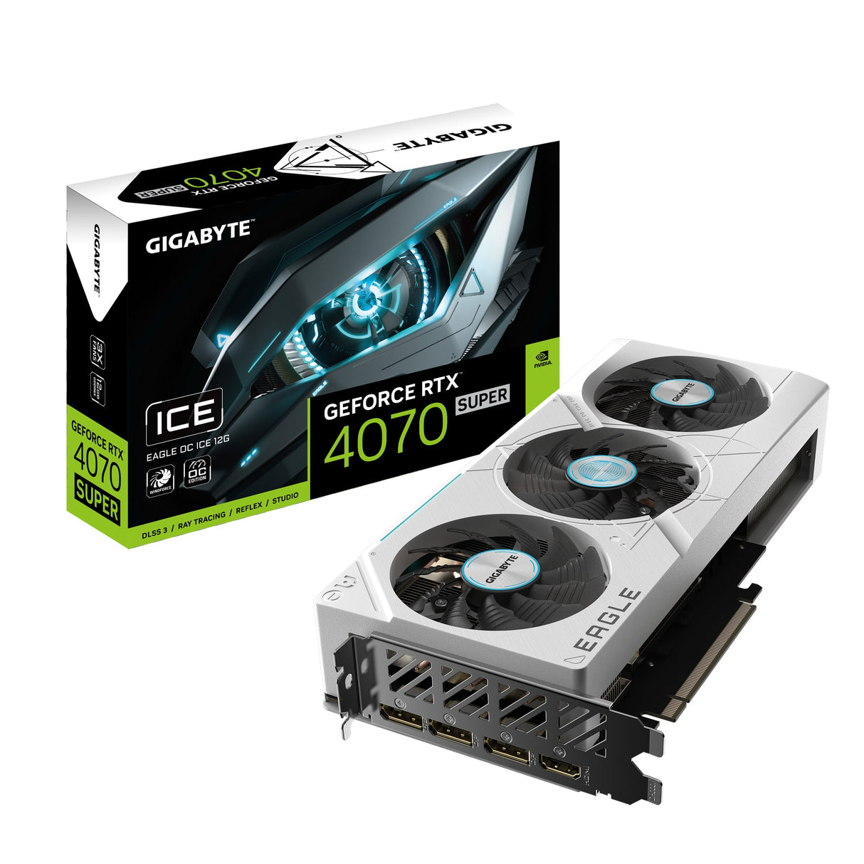Gigabyte GeForce RTX 4070 SUPER EAGLE OC ICE 12GB