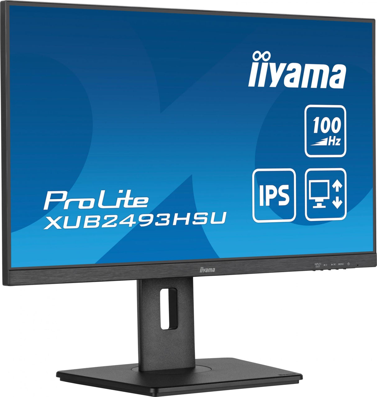 Iiyama ProLite XUB2493HSU-B6 24 1920 X 1080 (Full HD) HDMI DisplayPort 100Hz Pivot Monitor