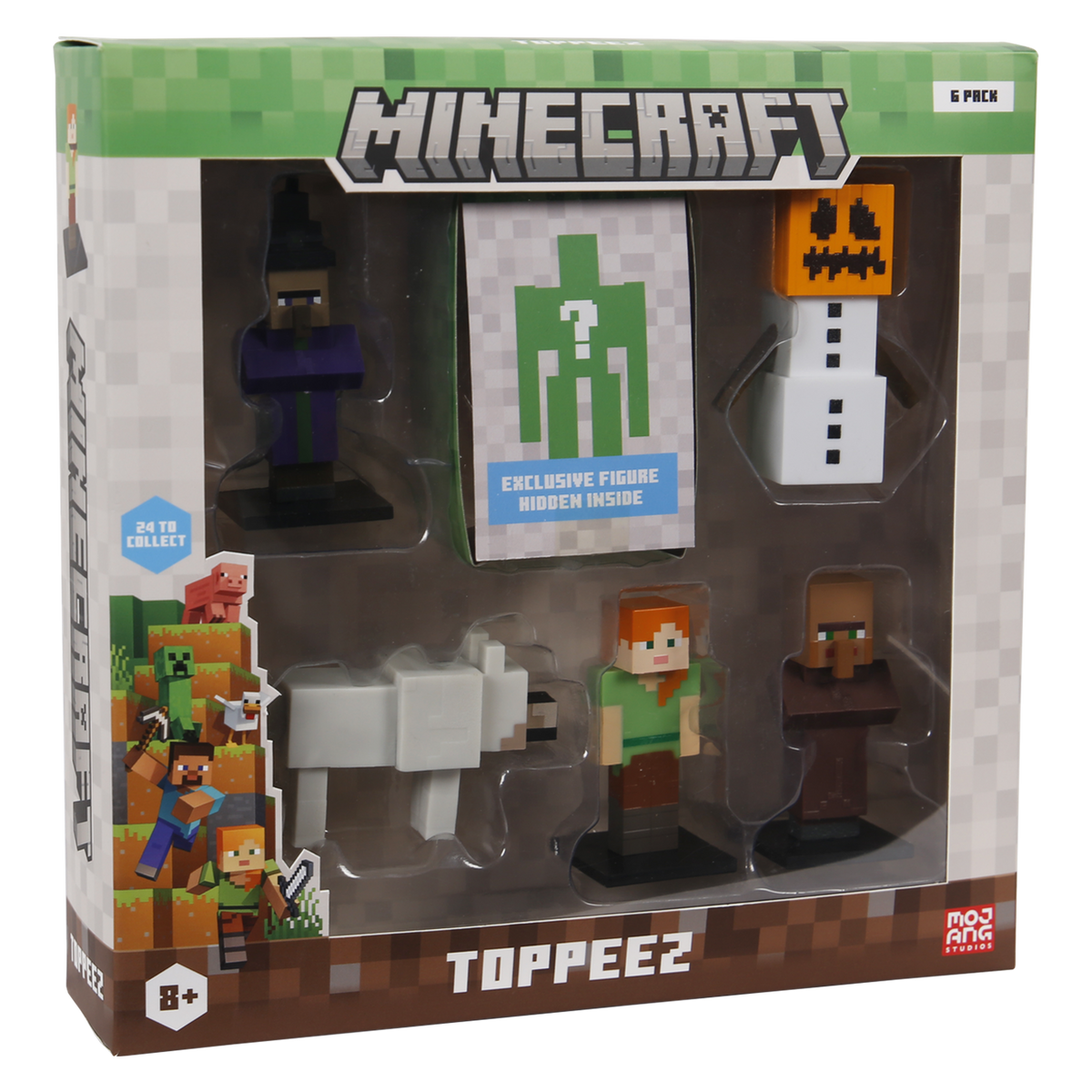 Minecraft -3D Figure 6 pack - Style 2