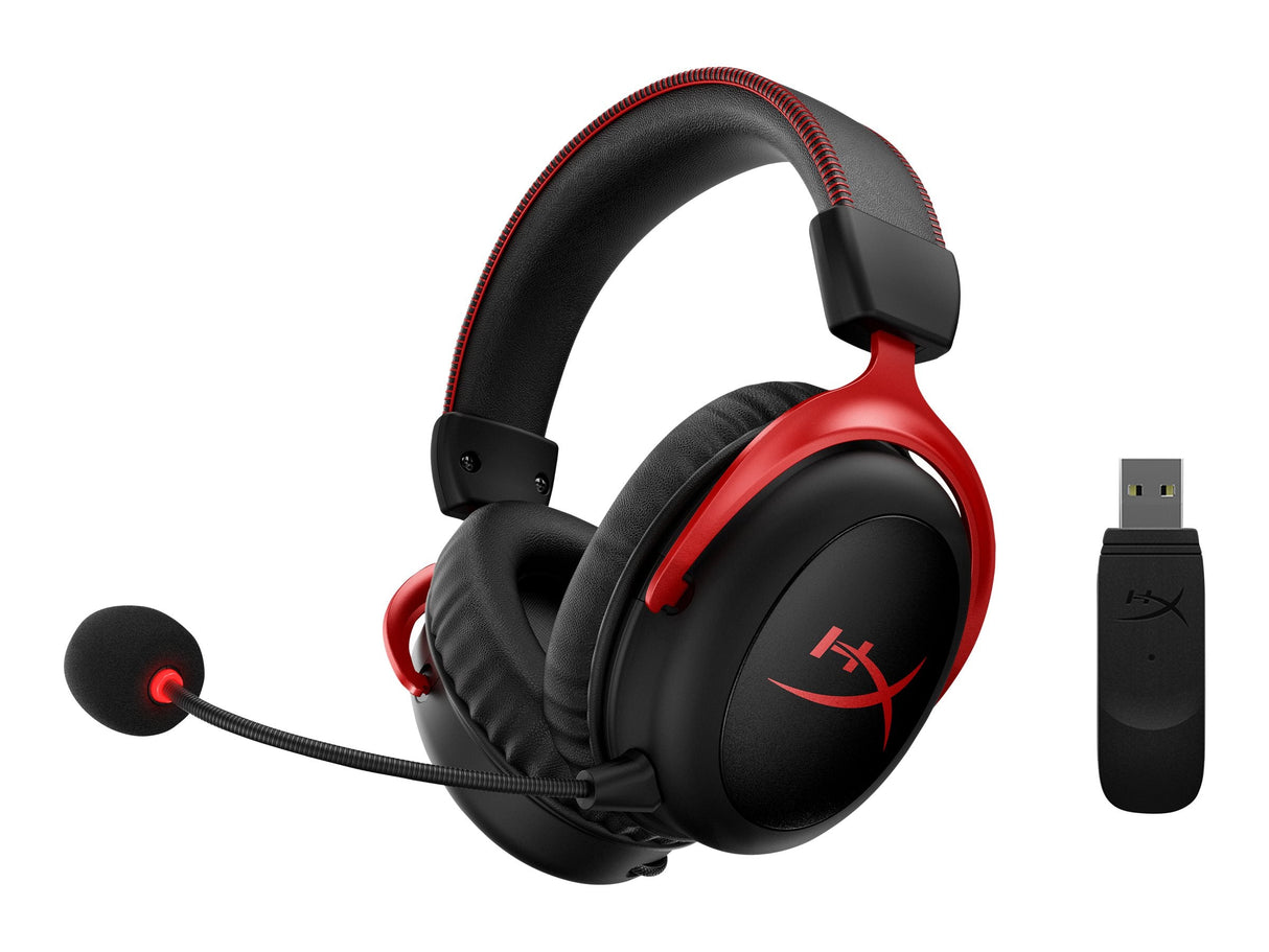 HyperX Cloud II Gaming Wireless Headset Svart Röd