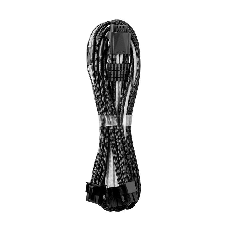 CableMod C-Series Pro ModMesh 12VHPWR Till 3x PCI-e-kabel För Corsair - 60cm, Svart/vit