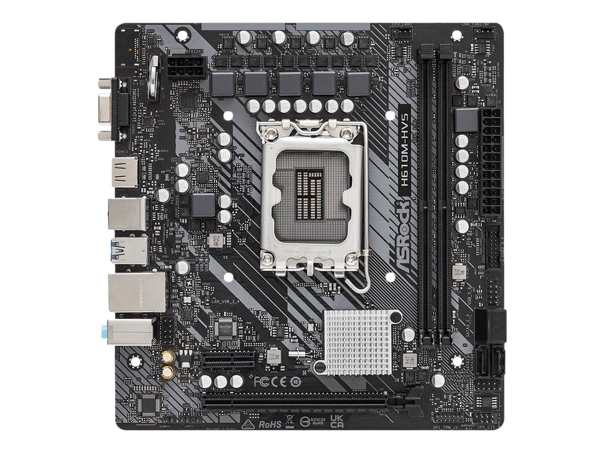 ASRock H610M-HVS Micro-ATX LGA1700 Intel H610