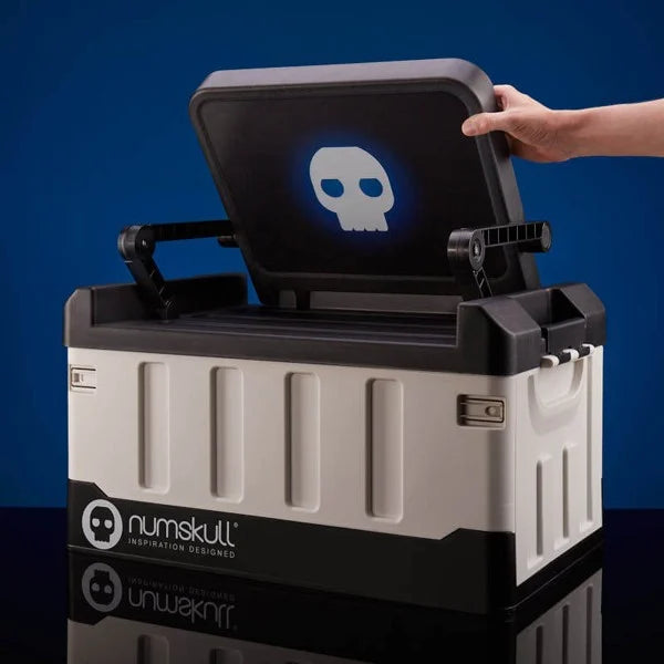 Numskull Officiell PS5-inspirerad Sovrumsförvaringslåda Med Hopfällbar Stol