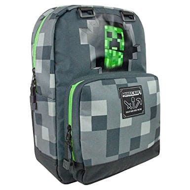 Minecraft 18" Creeper Skolväska