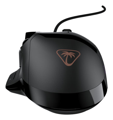 Turtle Beach Command MC3 – kablet gamingmus, sort – Bagside og logo