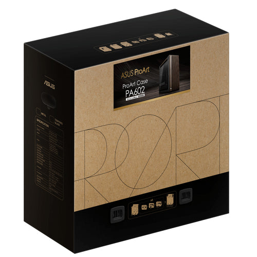 ASUS ProArt PA602 Wood Edition Modern Black - Tempered Glass Panel – emballage
